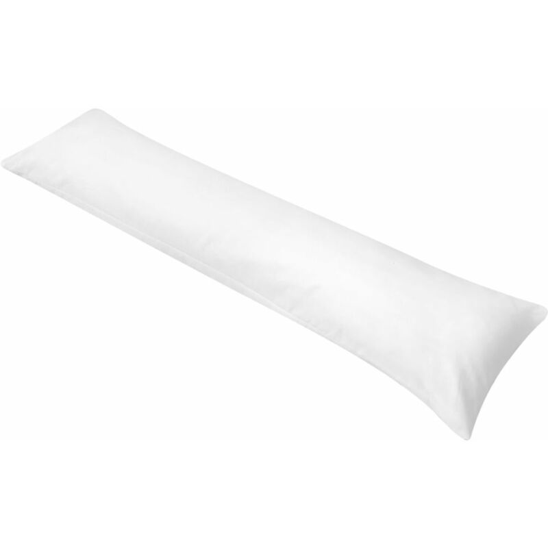 

Almohada corporal para dormir de lado 40x145 cm blanca