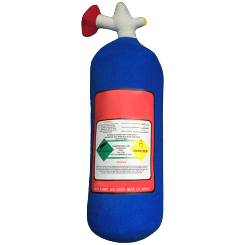

Happyshop - Almohada de botella de oxido nitroso NOS, cojin de respaldo para decoracion de coche, almohada de felpa creativa