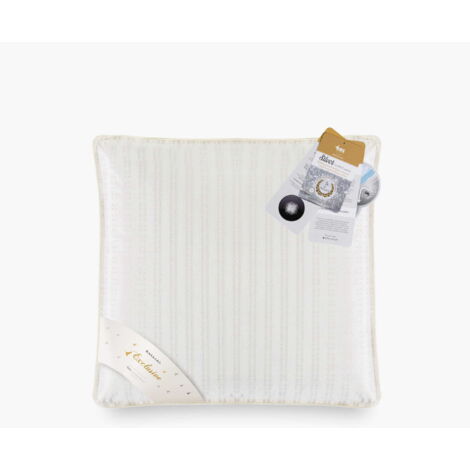 Almohada de plumón de ganso 40x40 Plata 150g Cálida Exclusiva