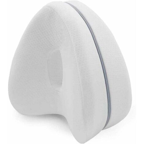 Almohada ortopédica UlisemLeg con espuma viscoelástica para quienes duermen de lado.