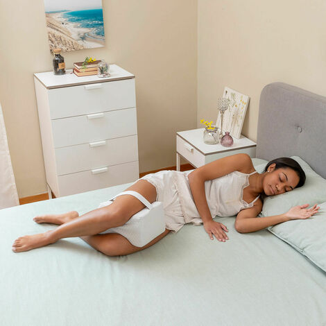 Nestl Almohada de rodilla para dormir de lado – Almohadas de rodilla para  dormir – Almohada cómoda entre las piernas para dormir – Cojín de rodilla –  Yaxa Store