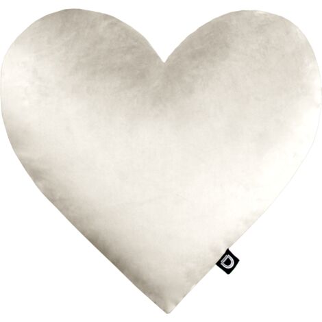 Almohada VELVET VE2250  corazón crema