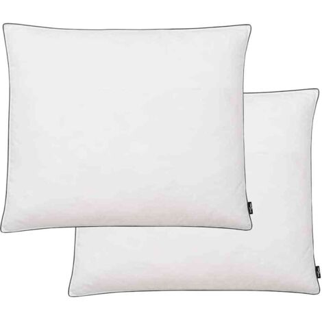 Almohadas 2 uds relleno plumón/plumas 70x60 cm