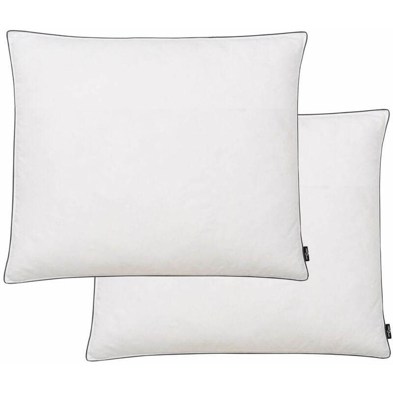 

Almohadas 2 uds relleno plumon/plumas 70x60 cm blanco