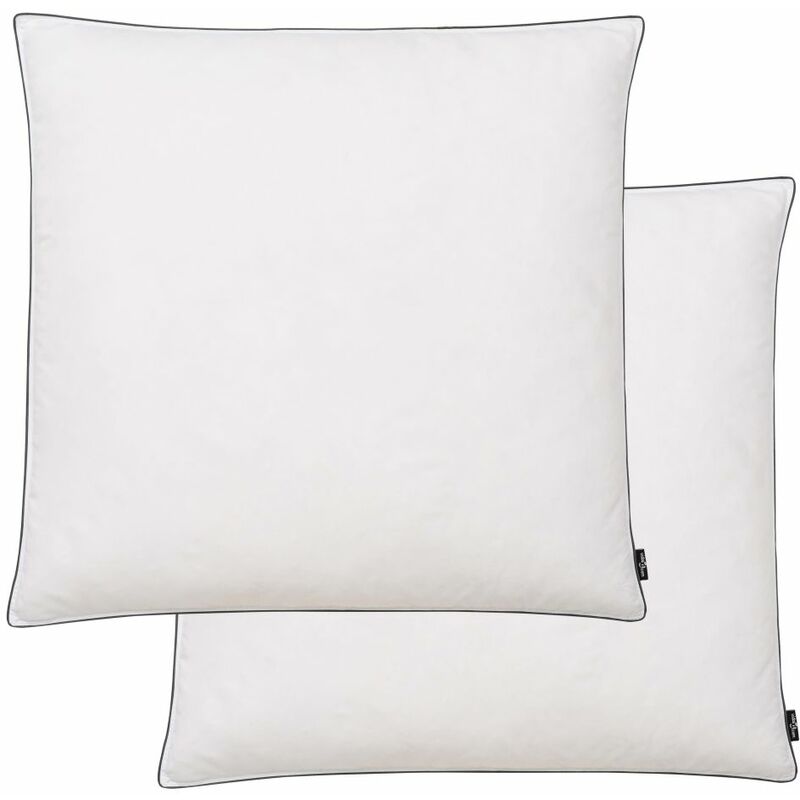

Almohadas 2 uds relleno plumón/plumas 80x80 cm blanco