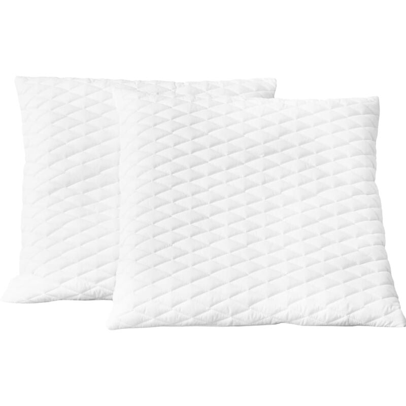 

Almohadas 2 Unidades de Espuma Viscoelástica 80x80x14 cm - Blanco - Vidaxl
