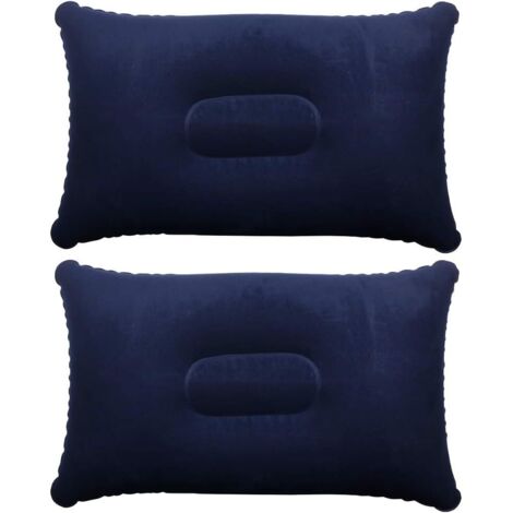 Almohadas inflables x2 - Paquete múltiple, perfectas para viajes, camping, actividades al aire libre y pesca. Almohada inflable - Paquete doble - Almohadas ultraligeras resistentes al agua.
