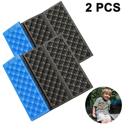 Almohadilla de asiento plegable de 2 uds., alfombrilla de asiento, almohadilla térmica, alfombrilla de cojín aislante impermeable para acampar al aire libre, Picnic