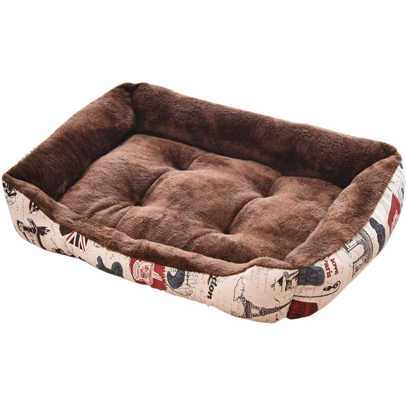 

Happyshopping - Almohadilla de cama para gatos que se calienta automaticamente, cojin para perros, cama suave y comoda para todas las estaciones,