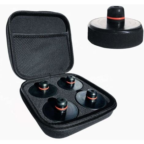 YYV Almohadilla de elevación para Tesla modelo 3/S/X/Y, 4 almohadillas con estuche de almacenamiento, accesorios para vehículos Tesla