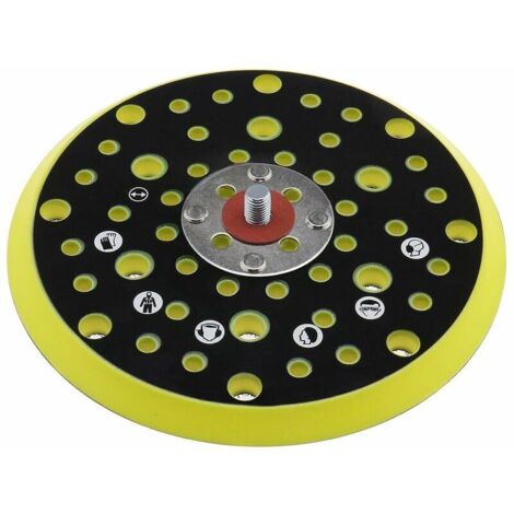 Almohadilla de lijado con base en C de 6 pulgadas - 54 orificios - Compatible con Mirka CEROS DEROS para pulido