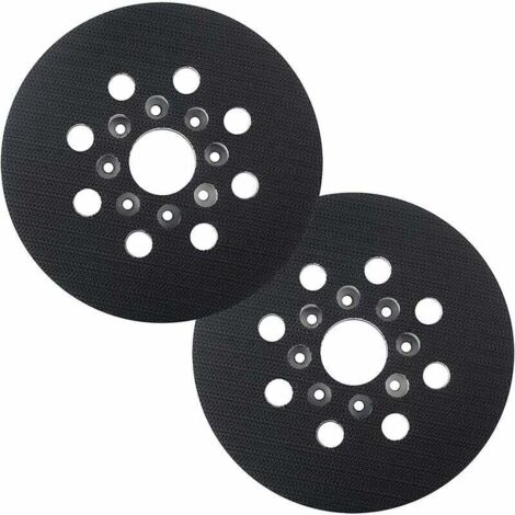Almohadilla de lijado de 125 mm compatible con Bosch PEX 220 A, GEX 125-1 AE, PEX 220 AE, Skil 7402/7490, 2 piezas