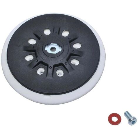 Almohadilla de lijado de 8 orificios de 150 mm (6 pulgadas) compatible con lijadoras orbitales Bosch Festool ETS 150, ETS EC 150, LEX 150, WTS 150/7 498987 (blanda)
