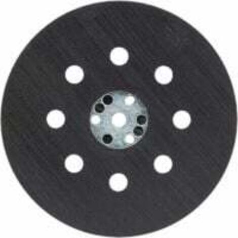 Almohadilla de lijado de dureza media (para pintura, masilla, 8 agujeros, Ø 125 mm, accesorios para lijadoras orbitales aleatorias)