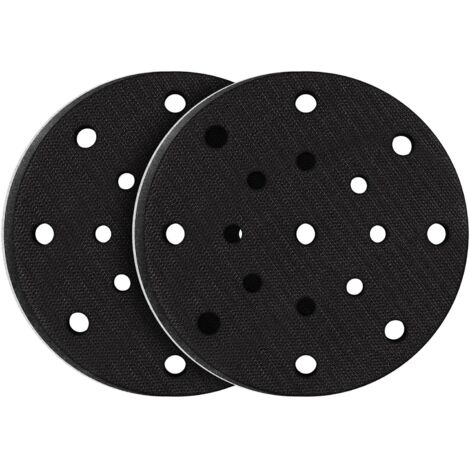 Almohadilla de lijado suave de 150 mm, interfaz de espuma suave para lijado y pulido, con protección acústica (17 agujeros)