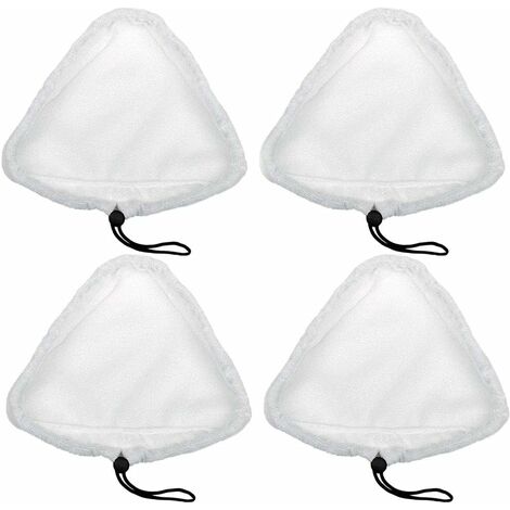Almohadilla De Limpieza Triangular De Microfibra De 4 Piezas MINKUROW, Almohadillas De Mopa De Vapor, Almohadilla De Mopa De Vapor Universal, Para Mopa De Vapor, Laminado De Limpieza, Azulejo