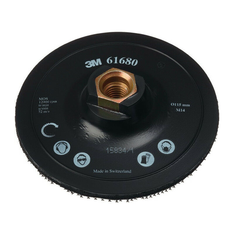 

Almohadilla de respaldo Scotch Brite DH-AC D.125mm M14 con centrador 3M