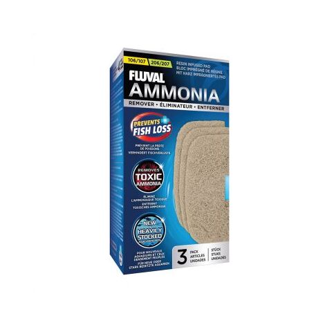 Almohadilla elimina amoniaco para filtro Fluval 07