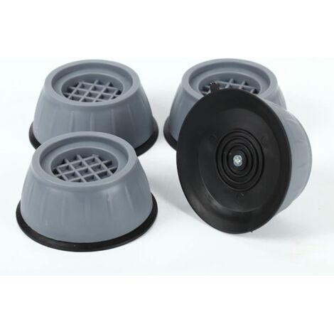 Almohadillas absorbentes antideslizantes para lavadora (paquete de 4), 8 cm de altura, universales y resistentes, para tambor de refrigerador.