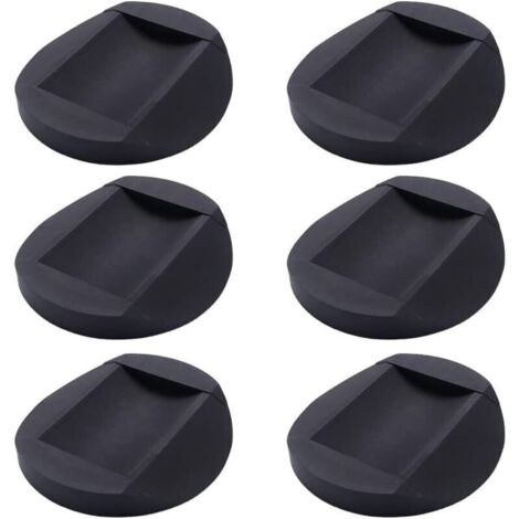 Almohadillas antideslizantes de goma para muebles – Juego de 6 almohadillas protectoras para patas de sillas, aptas para todo tipo de suelos.