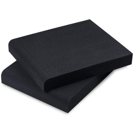 Almohadillas de aislamiento acústico de poliuretano de alta densidad, de 30 cm, para monitores de estudio, juego de 2 con 5 configuraciones angulares.