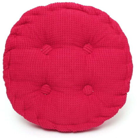 Almohadillas de cojín de pana gruesa de 2.8 , almohadilla de silla suave de color sólido de 16 x 16 , cojín de piso redondo / cuadrado para sentarse, tapete de tatami, meditación, yoga, asiento de coj