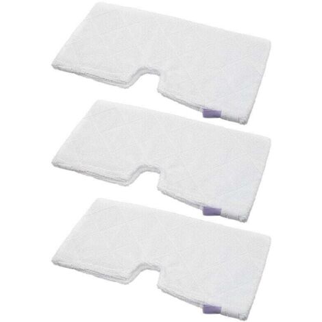 Almohadillas de limpieza de microfibra lavables KZQ para mopa a vapor Shark Pocket S3501, S3601 y S3901 (tamaño: 31,8 x 17,8 cm)