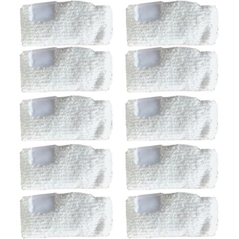 Almohadillas de microfibra para fregona, compatibles con SC2/SC3/SC4/SC5, CTK10 y CTK20 – 10 unidades – Rápida absorción – Limpieza intensiva