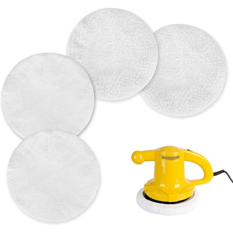 Almohadillas de pulido, 4 piezas, para lijar y pulir