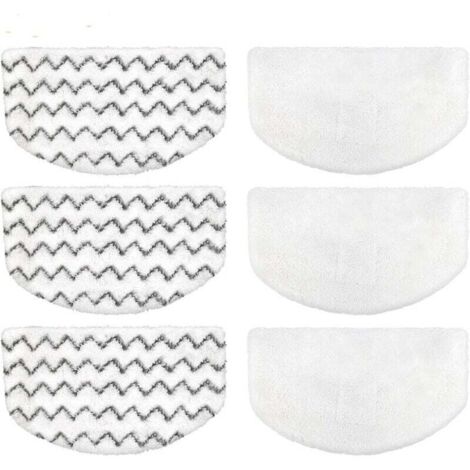 Almohadillas de repuesto KZQ para mopa a vapor Bissell Powerfresh - Compatibles con las series 1940, 1440, 1544, 19402, 19404, 19408, 19409, 1940a, 1940f, 1940q, 1940t, 1940w - Lavables y reutilizable