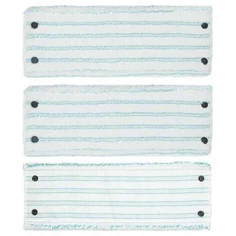 Almohadillas de repuesto para mopa, almohadillas de microfibra para mopa Leifheit Clean Twist M Micro Duo, paño, paquete de 3