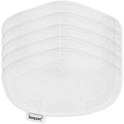 almohadillas para mopa de vapor Polti Vaporetto, paños de repuesto lavables y reutilizables para el cepillo de mopa de vapor Polti Vaporetto l PAEU0332