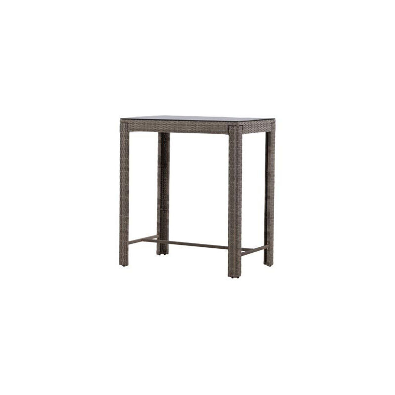 Ebuy24 Alo Garten Bartisch Grau.