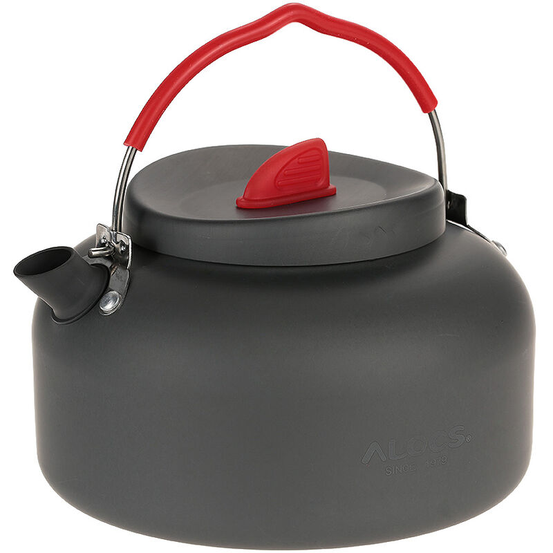 

CW-K04Pro tetera ligera para exteriores, tetera, utensilios de cocina para acampar, hervidor de agua, olla, calentador de estufa de alcohol de 1,4 l