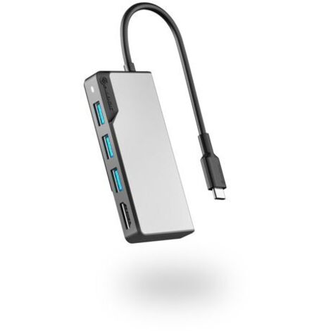 Alogic Fusion Core USB-C 5-Port Hub Space Gray