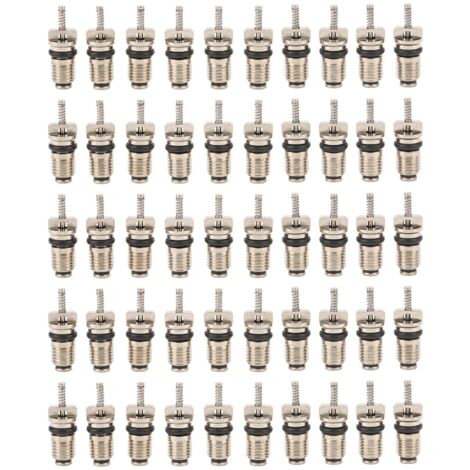 Alomejor 50pcs Car Vanne AC Kit de Noyau Automatique Valve de Soupape de Climatisation.