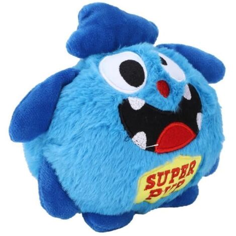Alomejor jouet de balle pour chien Jouet de balle rebondissante électrique pour chien, dessin animé en peluche vibrant et sonore