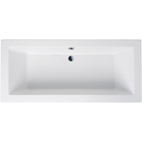 Aloni Acryl-Badewanne Ablauf Mitte Weiß (TxBxH) 180 x 80 x 60 cm