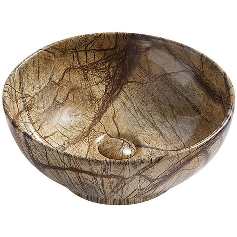 Aloni Crocodile Aufsatzwaschbecken 41 x 41 x 18 cm