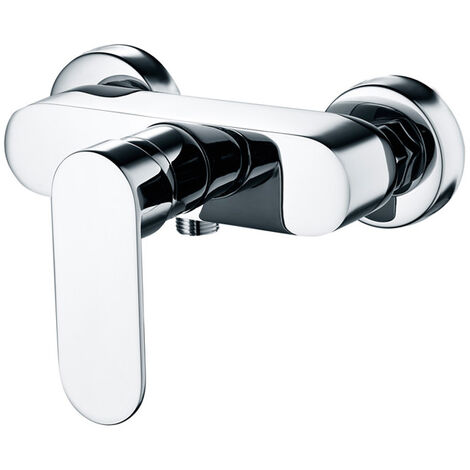 Aloni Duscharmatur mit Thermostat Einhebel-Mischbatterie für Dusche Brausethermostat verchromt