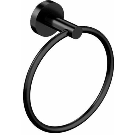 Aloni Handtuchring Ø 16 cm Schwarz matt