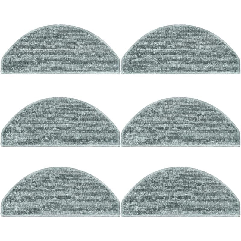 6 Pcs Mop Pads Accessories for Lubluelu L20, for Irobot Essential Y0110, Y0140 Robotic Robot Vacuum Cleaner, Washable and Reusable Microfiber Mop