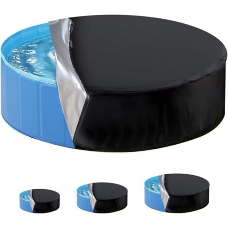 Alovez Adiwo Schwimmbadabdeckung, 160–20 cm, Oxford-Anti-UV-Winter-Schwimmbadabdeckung, wasserdichte, staubdichte Schwimmbadabdeckung, um Ihren Pool sauber zu halten, geeignet für Außenpools