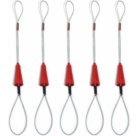 Alovez - Aiguille Tire-Fil Outil D'aide à L'installation De Câbles D'électricien Dispositif De Filetage De Câbles Traction De Fil D'outil De Fixation De Bande De Poisson，（5pcs）
