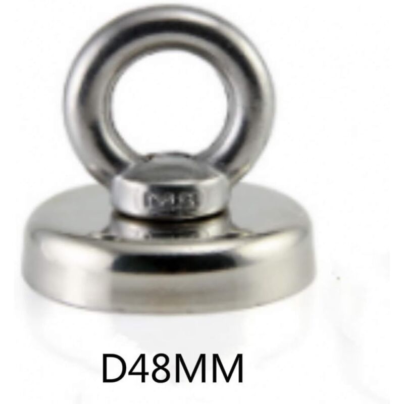 Alovez - Aimant néodyme à traction de 30 à 150 kg, aimant Super puissant, pêche de récupération, durabilité magnétique permanente