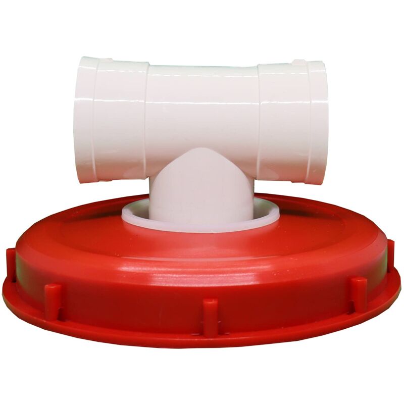 Alovez - Couvercle de tonneau ibc de 245 mm, couvercle de tonnelle ibc DN75 ibc avec filtre en nylon, raccord de couvercle de réservoir d'eau de