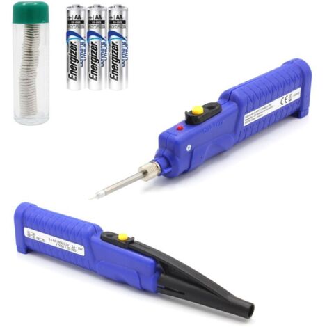 ALOVEZ    Fer souder sans fil 8W 450°C, 32g, piles AA
