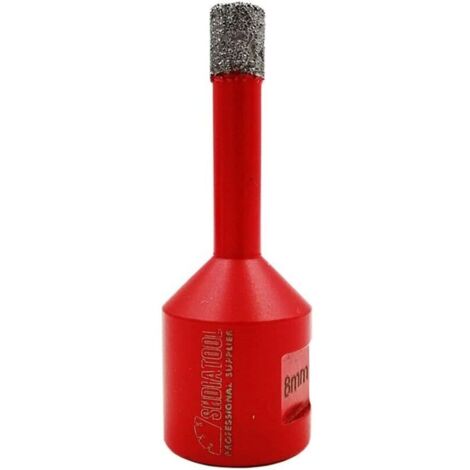 ALOVEZ Forets Diamant 8mm Trépans de Forage avec Filetage M14 pour Perçage à sec en Porcelaine Carrelage Granit Marbre