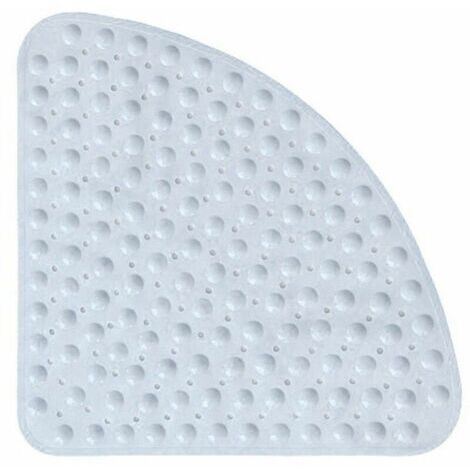 Alovez - Insert de douche tapis de douche coin quart de cercle tapis anti-dérapant pour douches d'angle 5253cm
