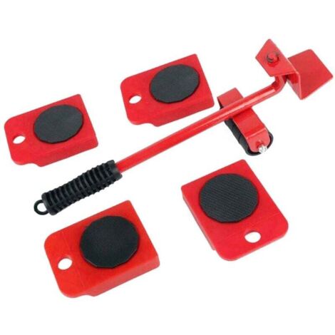 ALOVEZ    Kit déménagement meubles 150 kg, levier, 4 patins